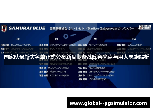 国家队最新大名单正式公布新周期备战阵容亮点与用人思路解析 国家队最新大名单正式公布新周期备战阵容亮点与用人思路解析